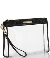 BRAHMIN Clarisse Transparent Travel Pouch Wristlet