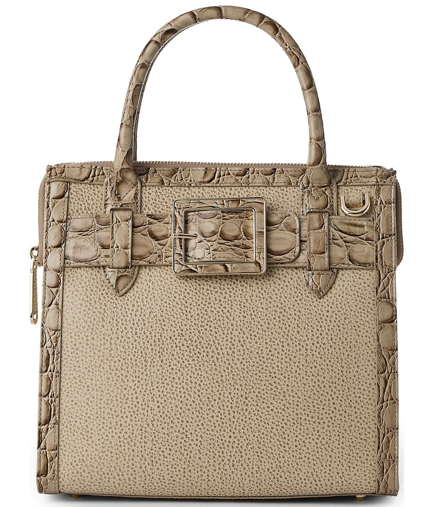 BRAHMIN Cumulus Collection Caroline Buckle Detail Small Satchel Bag
