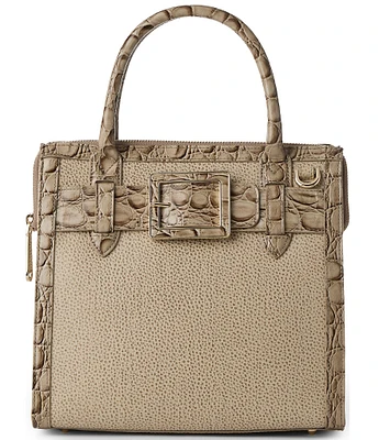 BRAHMIN Cumulus Collection Caroline Buckle Detail Small Satchel Bag