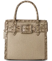 BRAHMIN Cumulus Collection Caroline Buckle Detail Small Satchel Bag