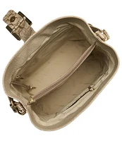 BRAHMIN Cumulus Collection Celina Buckle Detail Bucket Bag