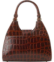 BRAHMIN Edgewater Collection Pecan Adrian Satchel Bag