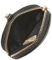 BRAHMIN Excelsior Collection Passion Purple Circle Coin Purse