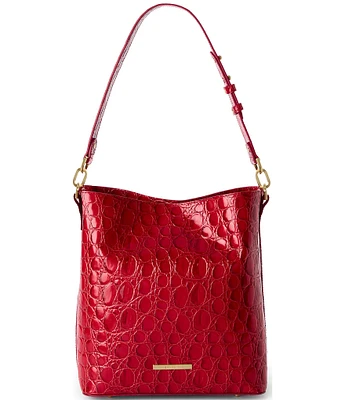 BRAHMIN Sriracha Vanderbilt Collection Celina Bucket Bag
