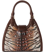 BRAHMIN Hermosa Collection Feline Adrian Satchel Bag