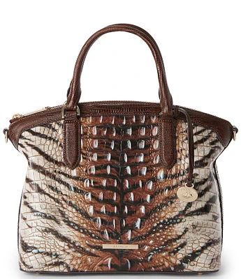 BRAHMIN Hermosa Collection Feline Duxbury Satchel Bag