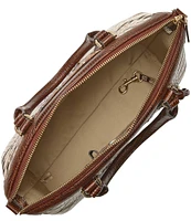 BRAHMIN Hermosa Collection Feline Duxbury Satchel Bag