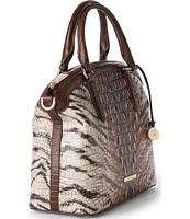 BRAHMIN Hermosa Collection Feline Duxbury Satchel Bag