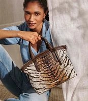 BRAHMIN Hermosa Collection Feline Duxbury Satchel Bag