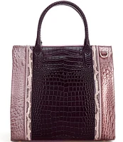 BRAHMIN Jessamine Collection Mellow Rose Caroline Satchel Bag