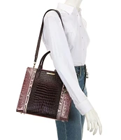 BRAHMIN Jessamine Collection Mellow Rose Caroline Satchel Bag