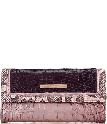 BRAHMIN Jessamine Collection Mellow Rose Cordelia Wallet