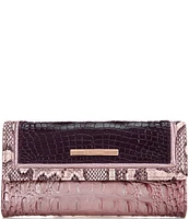 BRAHMIN Jessamine Collection Mellow Rose Cordelia Wallet