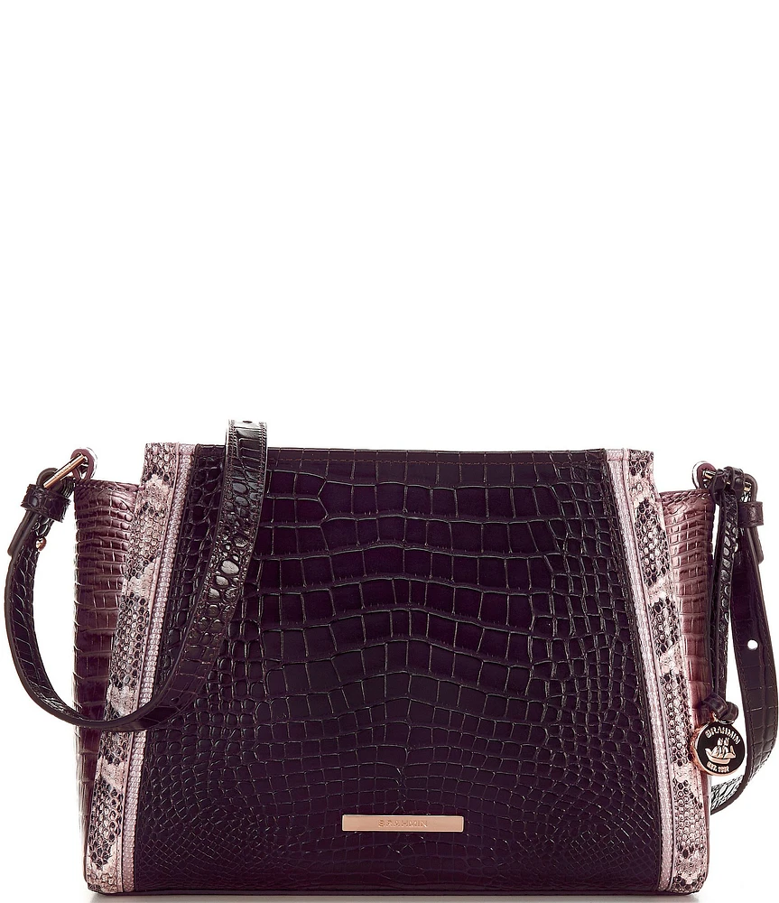 BRAHMIN Jessamine Collection Mellow Rose Hillary Crossbody Bag