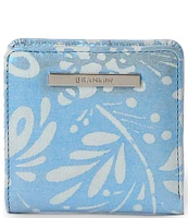 BRAHMIN Lucent Collection Jane Mini Metallic Bifold Snap Wallet