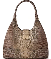 BRAHMIN Melbourne Collection Brindle Adrian Hobo Bag