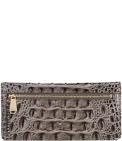 BRAHMIN Melbourne Collection Ady Charcoal Bifold Wallet