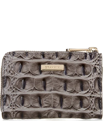 BRAHMIN Melbourne Collection Anita Charcoal Wallet