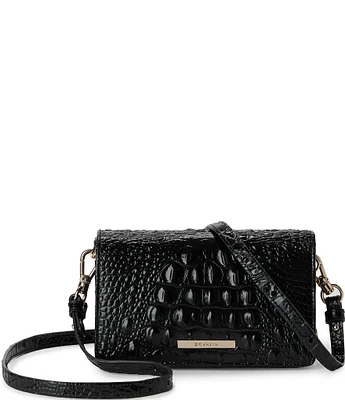 BRAHMIN Melbourne Collection Black Minuette Crossbody Bag