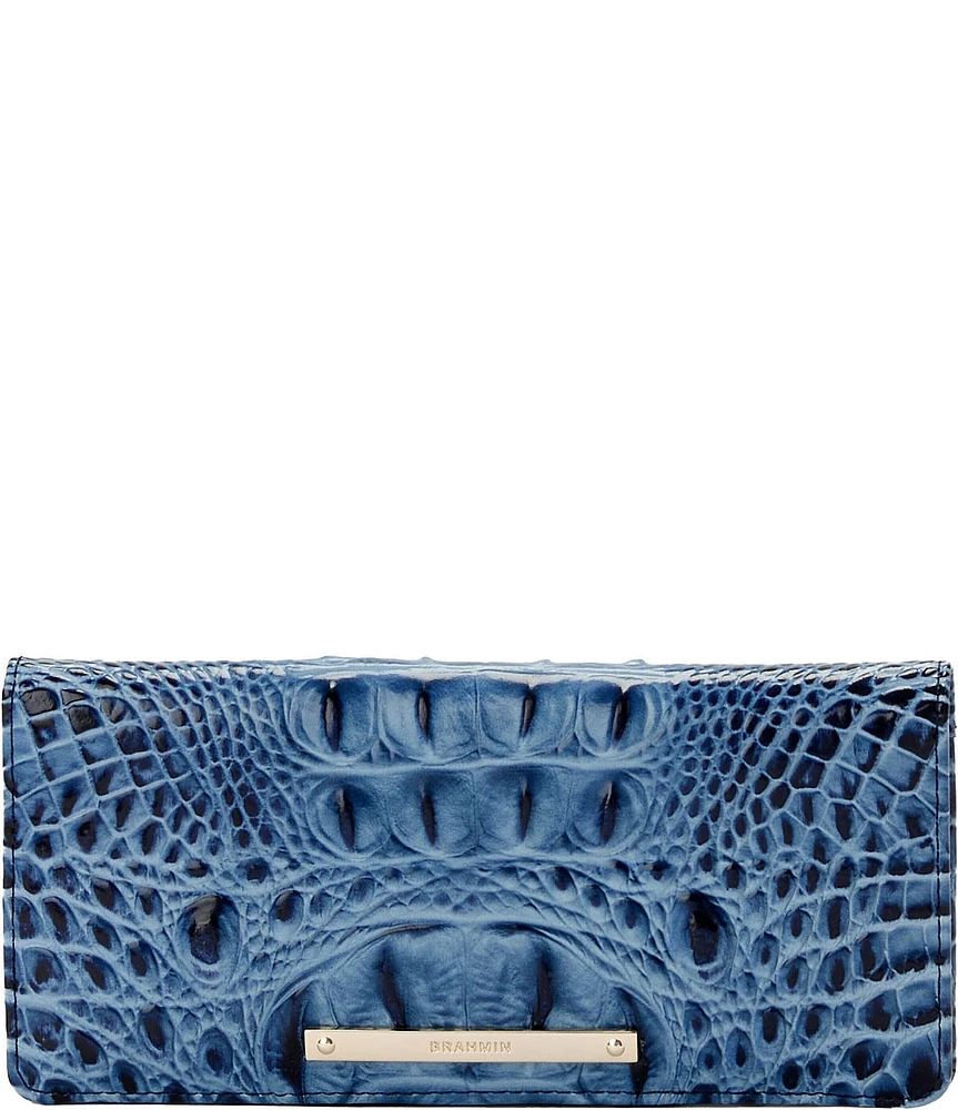 BRAHMIN Melbourne Collection Blue Serenade Ady Wallet