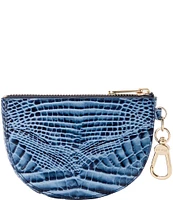 BRAHMIN Melbourne Collection Blue Serenade Britt Coin Holder