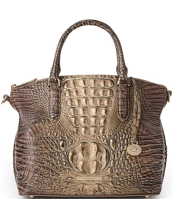 BRAHMIN Melbourne Collection Brindle Duxbury Satchel Bag