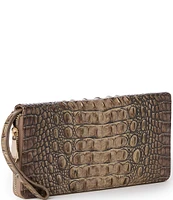 BRAHMIN Melbourne Collection Brindle Skyler Travel Wristlet