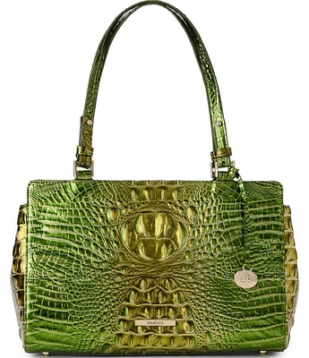 BRAHMIN Melbourne Collection Cacti Green Josette Tote Bag