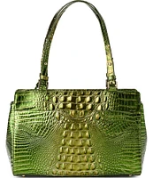 BRAHMIN Melbourne Collection Cacti Green Josette Tote Bag