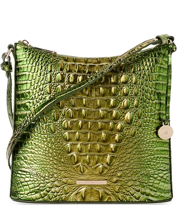 BRAHMIN Melbourne Collection Cacti Green Katie Crossbody Bag