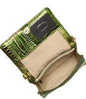 BRAHMIN Melbourne Collection Cacti Green Minuette Crossbody Bag