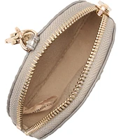 BRAHMIN Melbourne Collection Chrome Circle Coin Purse