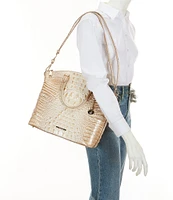 BRAHMIN Melbourne Collection Contour Large Duxbury Satchel Bag