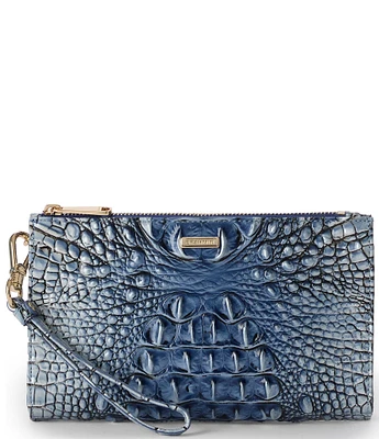 BRAHMIN Ombre Melbourne Collection Daisy Wristlet