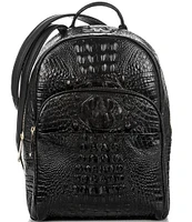 BRAHMIN Melbourne Collection Dartmouth Crocodile-Embossed Backpack