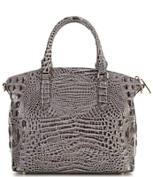 BRAHMIN Melbourne Collection Duxbury Charcoal Satchel Bag