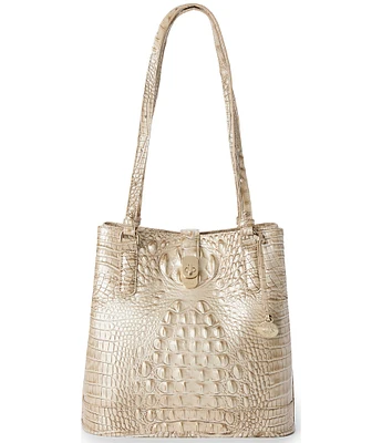 BRAHMIN Melbourne Collection Fiora Wind Chime Bucket Bag