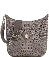 BRAHMIN Melbourne Collection Leia Charcoal Crossbody Bag