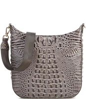 BRAHMIN Melbourne Collection Leia Charcoal Crossbody Bag