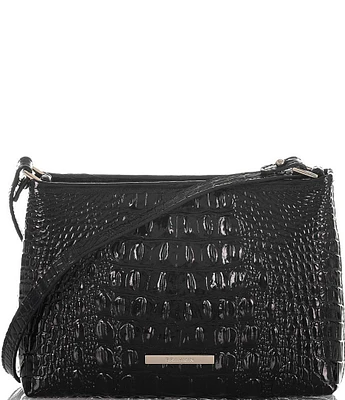 BRAHMIN Melbourne Collection Lorelei Crocodile-Embossed Shoulder Bag