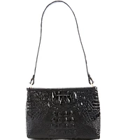 BRAHMIN Melbourne Collection Lorelei Crocodile-Embossed Shoulder Bag