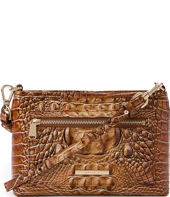 BRAHMIN Melbourne Collection Luggage Brown Vida Crossbody Bag