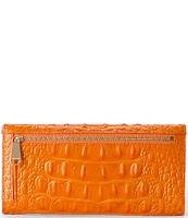 BRAHMIN Melbourne Collection Mango Orange Cordelia Wallet