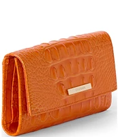 BRAHMIN Melbourne Collection Mango Orange Cordelia Wallet