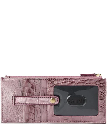 BRAHMIN Melbourne Collection Mellow Rose Credit Card Wallet