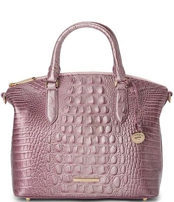 BRAHMIN Melbourne Collection Mellow Rose Duxbury Satchel Bag