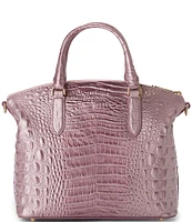 BRAHMIN Melbourne Collection Mellow Rose Duxbury Satchel Bag