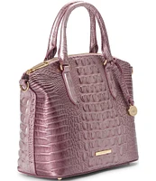 BRAHMIN Melbourne Collection Mellow Rose Duxbury Satchel Bag