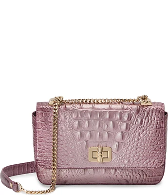 BRAHMIN Melbourne Collection Mellow Rose Hallie Crossbody Bag