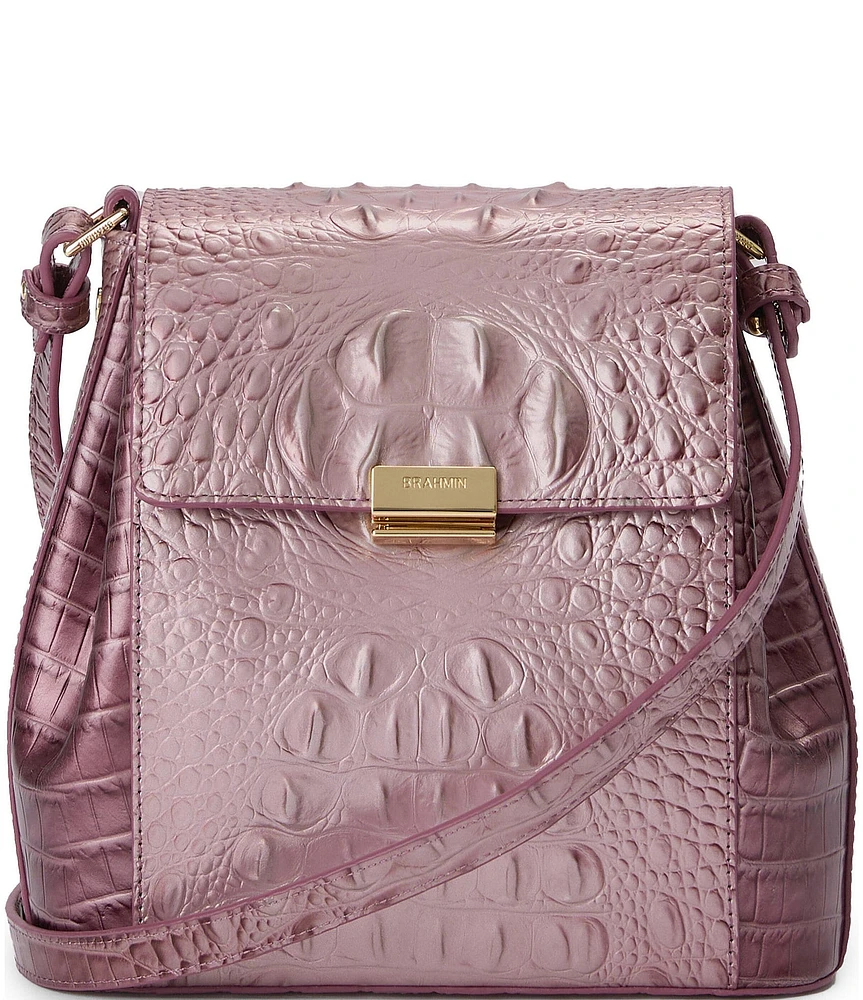 BRAHMIN Melbourne Collection Mellow Rose Margo Crossbody Bag